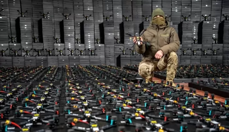 Serangan Drone Ukraina ke Pangkalan Rusia Gagal Total