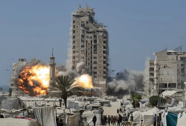 Israel Tingkatkan Serangan, Menara Tinggi di Gaza Jadi Sasaran